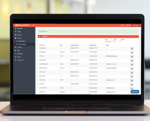 Add Contacts & Activities