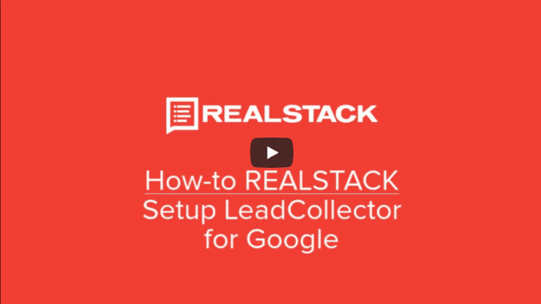 How-to Connect Google with Your REALSTACK - REALSTACK
