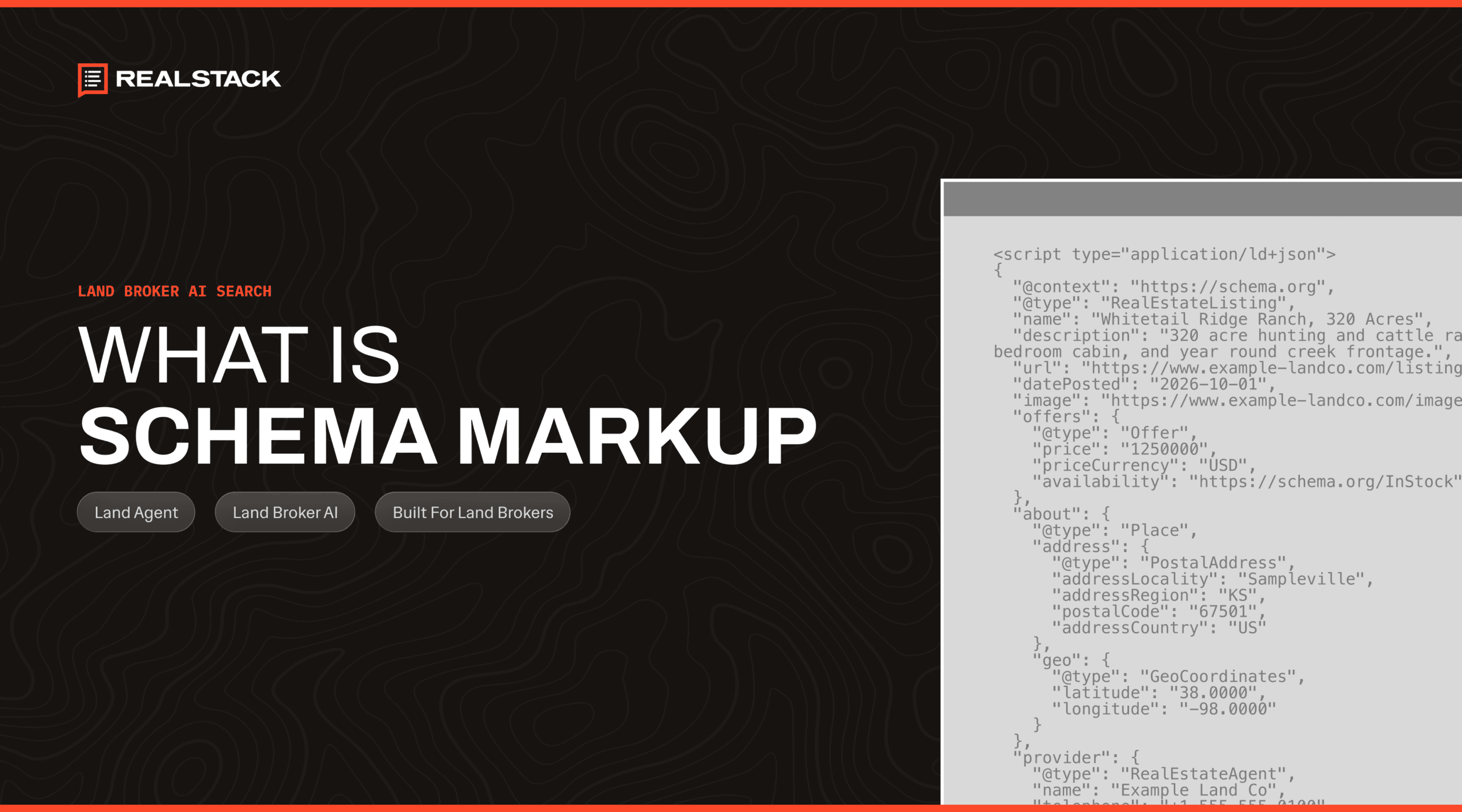 Schema Markup for Land Brokerage Websites